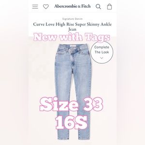 Abercrombie and Fitch Curve Love high Rise